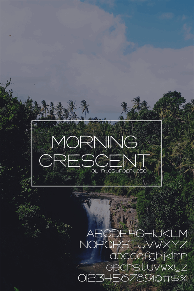 Free Morning Crescent Font
