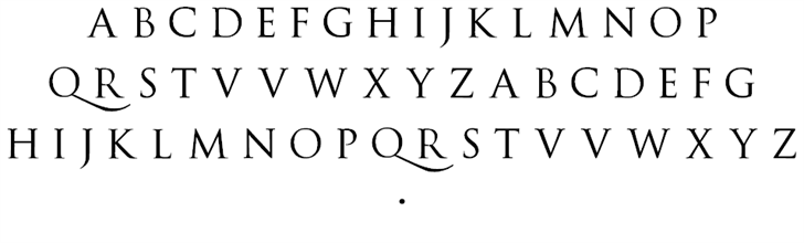Free Lapidary roman Font