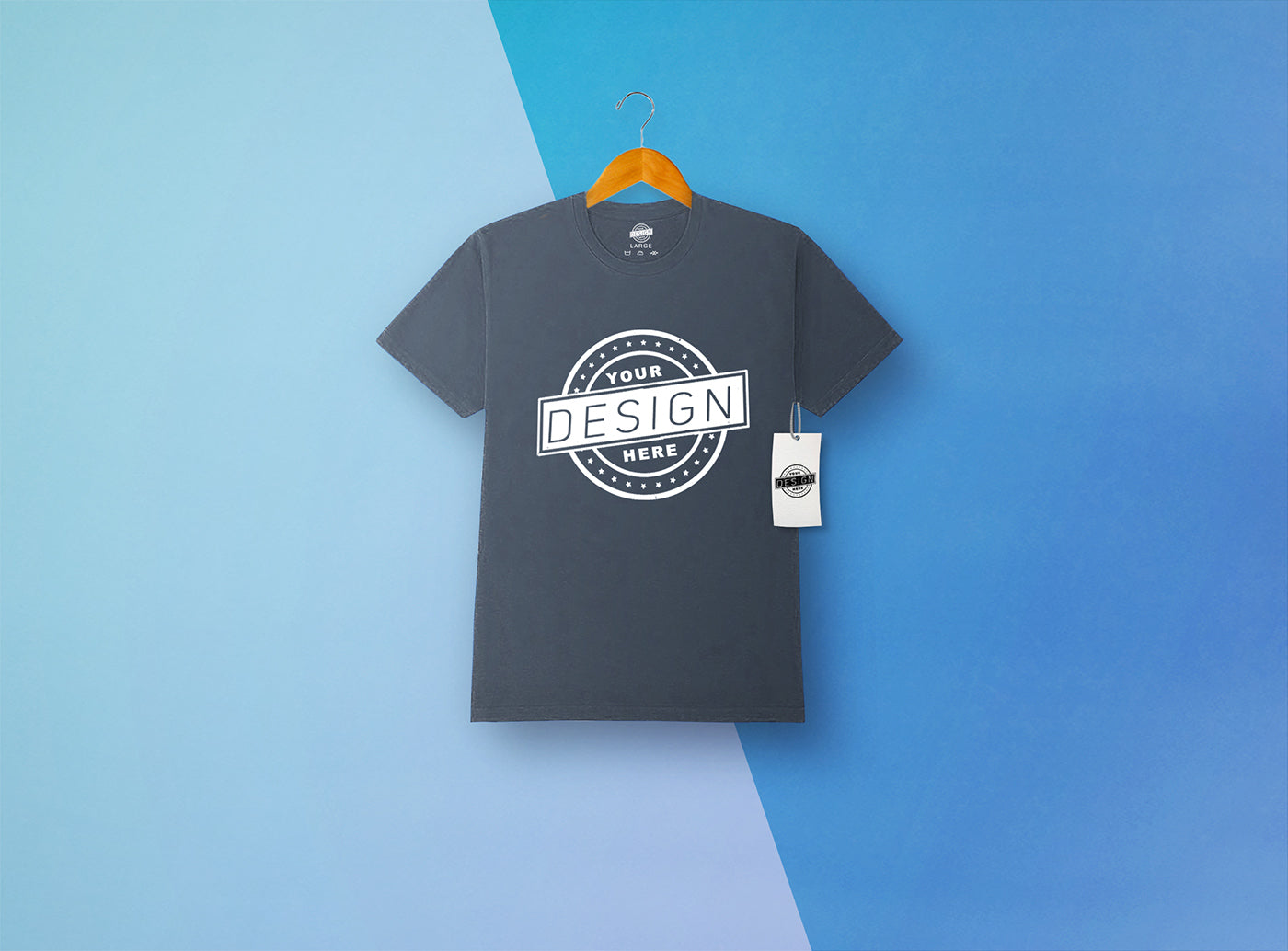 Free Flat T-Shirt Mockup – CreativeBooster