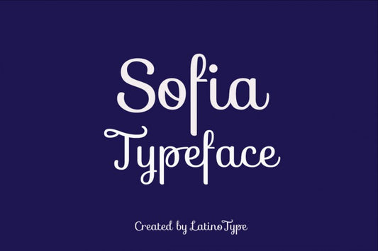 Free Font Sofia Typeface