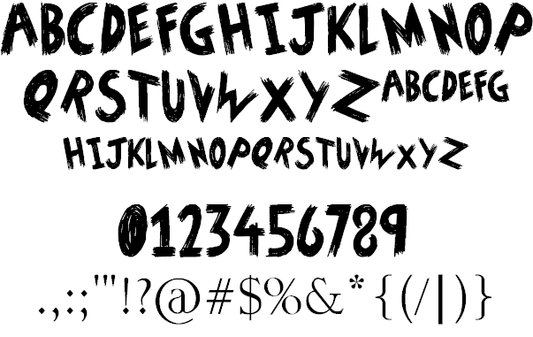 Free HoW tO dO SoMeThInG Font