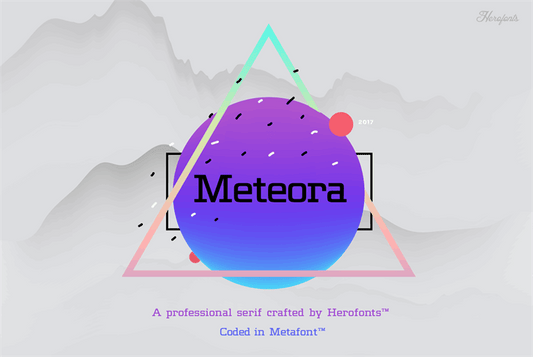 Free Meteora Font