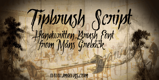 Free Tipbrush Script Font