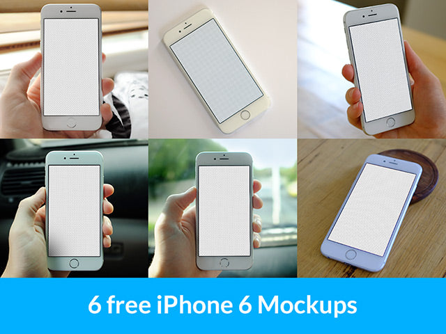 Free 6 Iphone6 Mockups