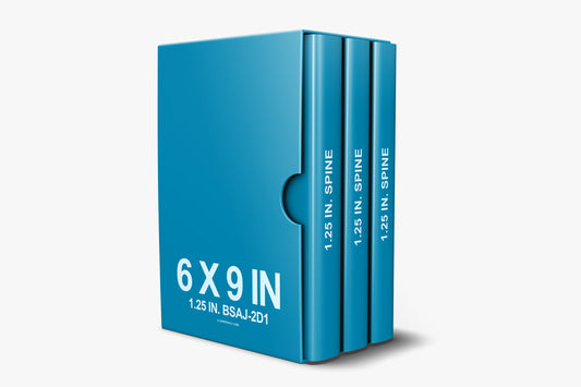 Free 6 X 9 (3 Book) Box Set Mockup Template