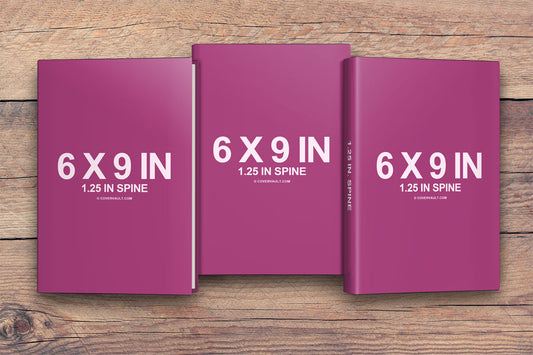 Free 6 X 9 Book Series With Dust Jacket Covers Psd Mockup