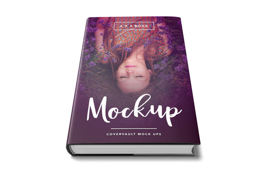 Free 6 X 9 Book With Dust Jacket Mockup