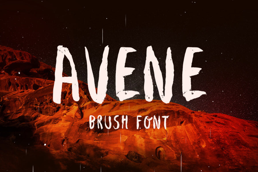 Free Avene Brush Typeface