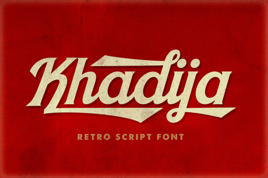 Free Khadija Script - 4 Fonts