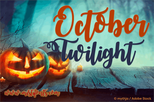 Free October Twilight Font