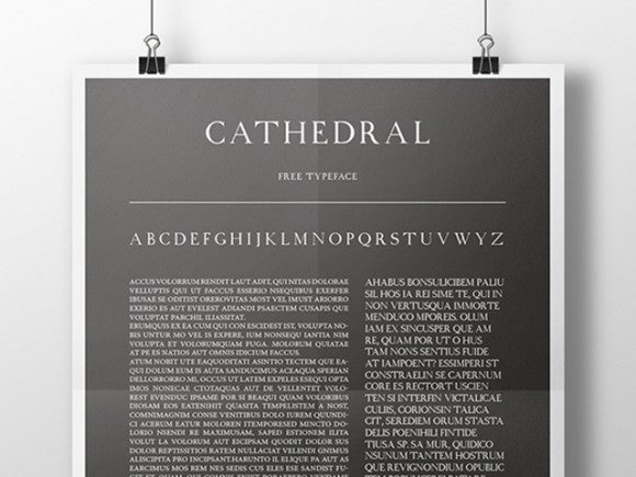 Free Cathedral font