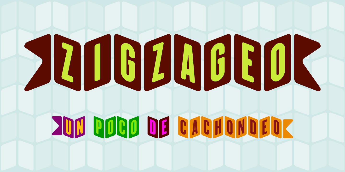 Free ZiGzAgEo Font