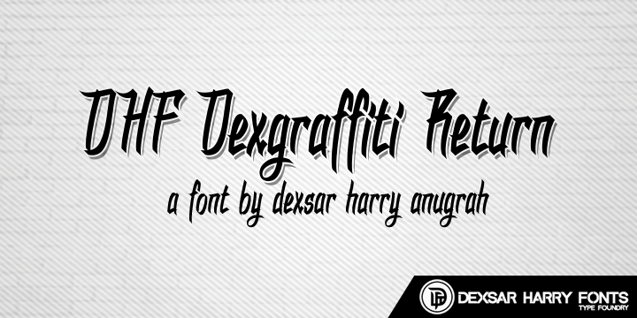 Free DHF Dexgraffiti Return Font