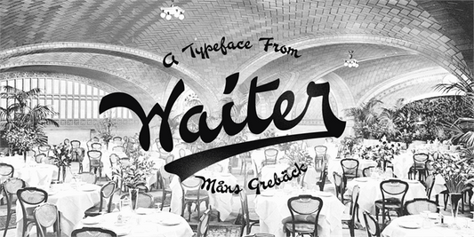Free Waiter Font