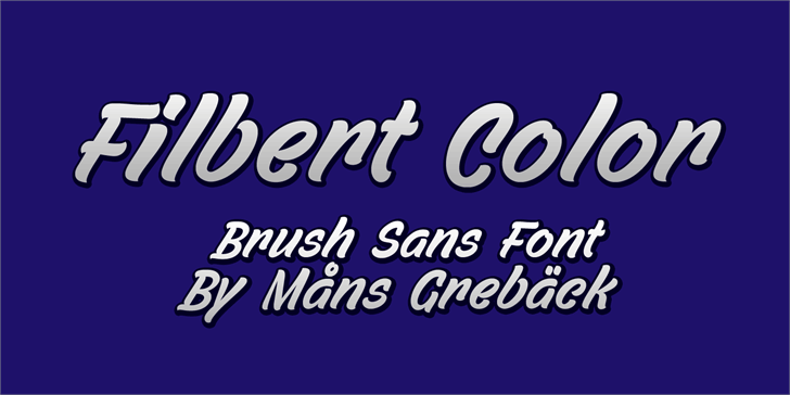 Free Filbert Color Font