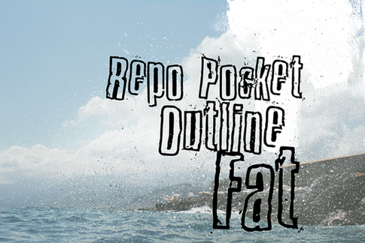 Free Repo Pocket Outline Fat Font