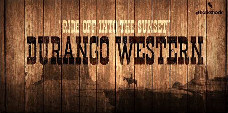 Free Durango Western Eroded Font