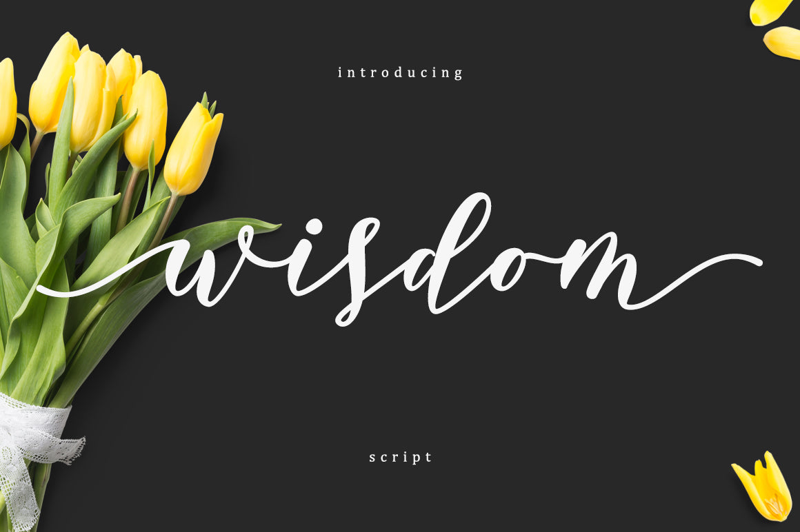 Wisdom In Cursive Free Wisdom Script – CreativeBooster