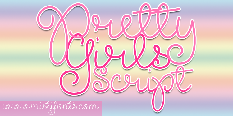Free Pretty Girls Script Font