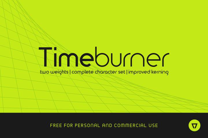 Free TimeBurner Font