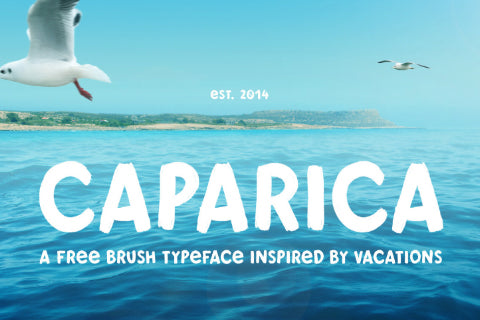 Free Caparica Brush Typeface