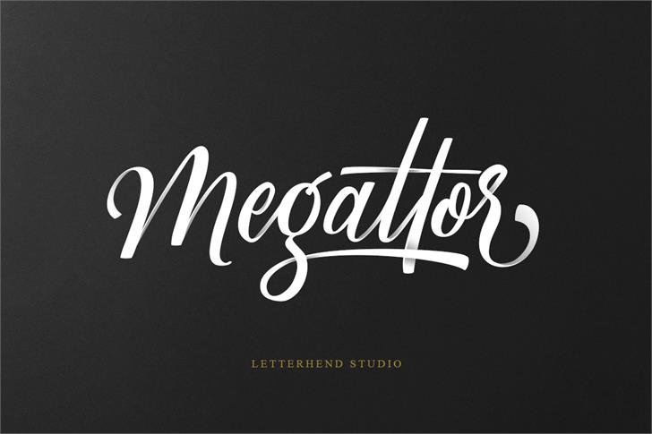 Free Megattor Brush Script Font