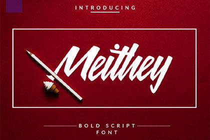 Free Meithey Bold Script Font