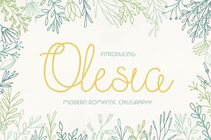 Free Olesia Font