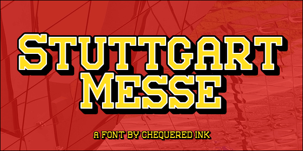 Free Stuttgart Messe Font