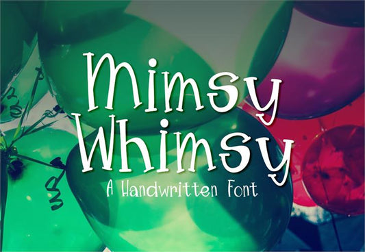 Free MimsyWhimsy Font