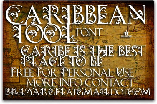 Free CARIBBEAN TOOL Font