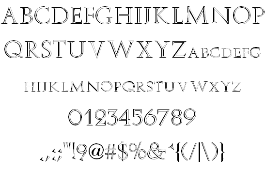 Free Stowe Open Face Font