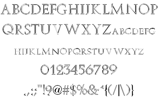 Free Stowe Open Face Font