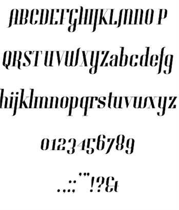 Free Gladifilthefte Font