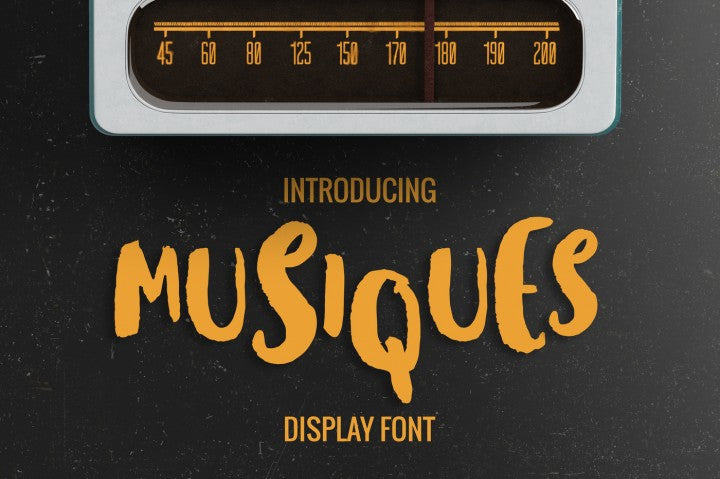 Free Font Musiques Display