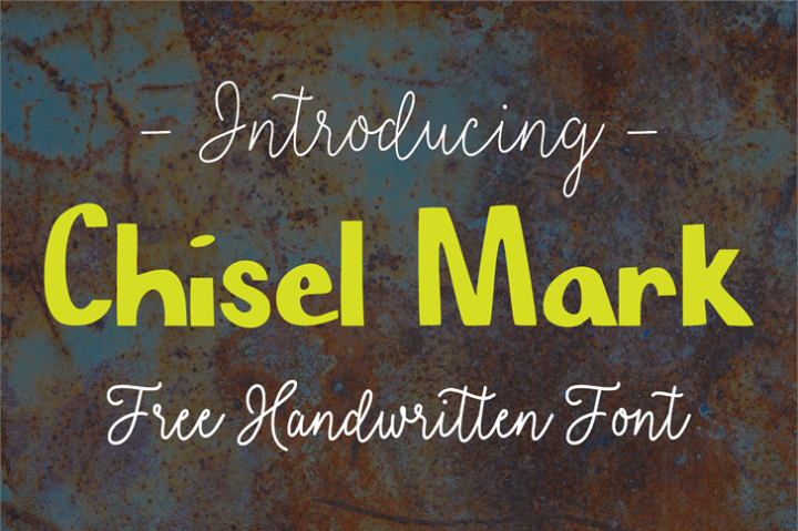 Free Font Chisel Mark