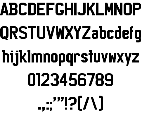 Free Licenz Plate Font