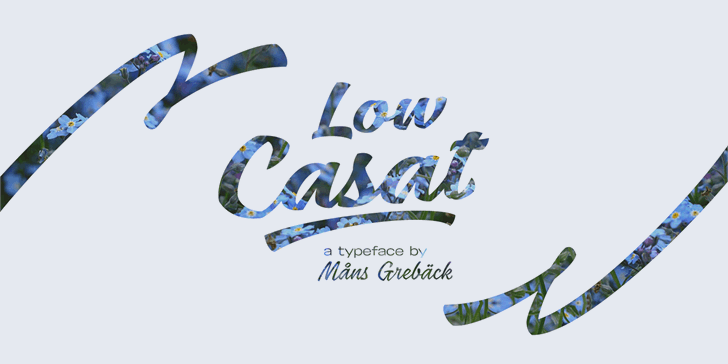 Free Low Casat Thin Font