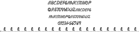 Free Strings and Things Font