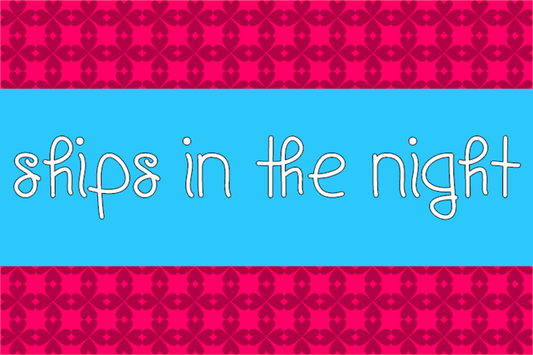 Free Ships In The Night Font