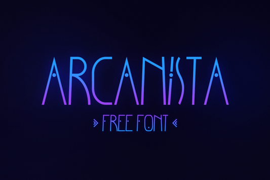 Free Font Arcanista Typeface