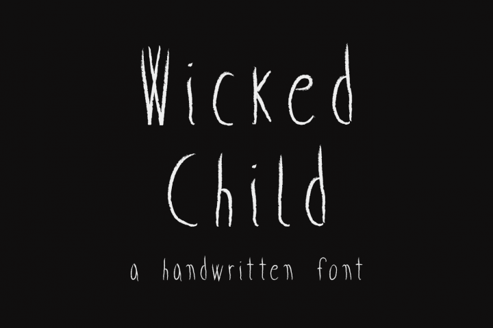 Free Wicked Child font