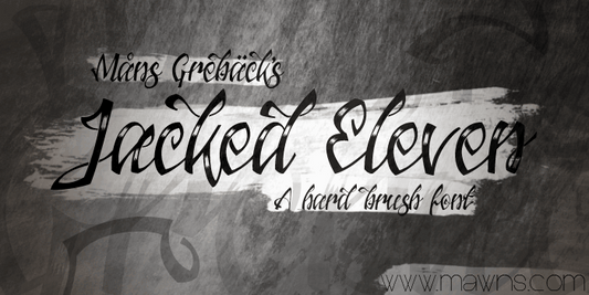 Free Jacked Eleven Highlight Font