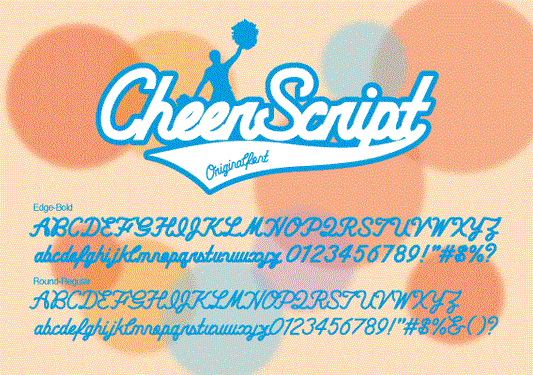 Free CheerScript Font