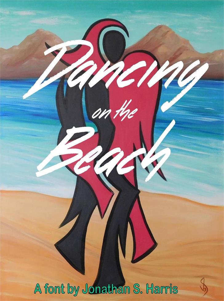 Free Dancing on the Beach Font