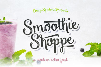 Free Smoothie Shoppe Typeface