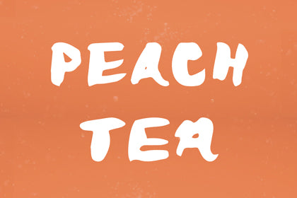 Free Peach Tea Font