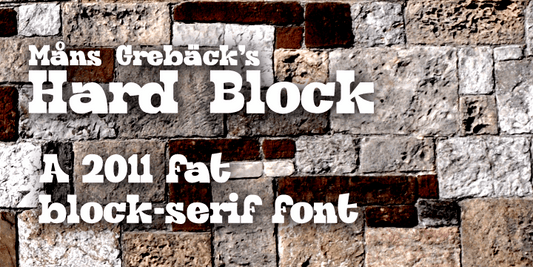 Free Hard Block Font