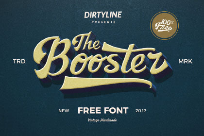 Free The Booster Typeface