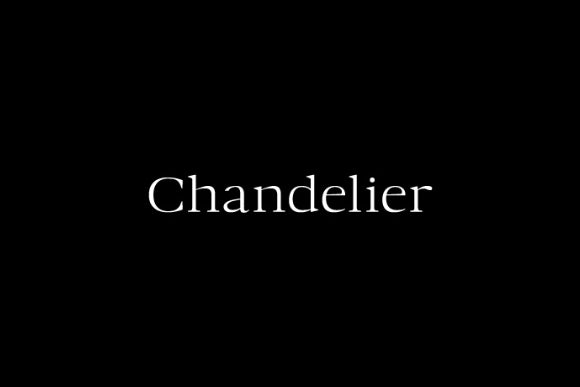 Free Chandelier Serif Typeface